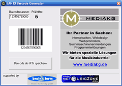 Hier klicken um Barcode Generator herunterzuladen!