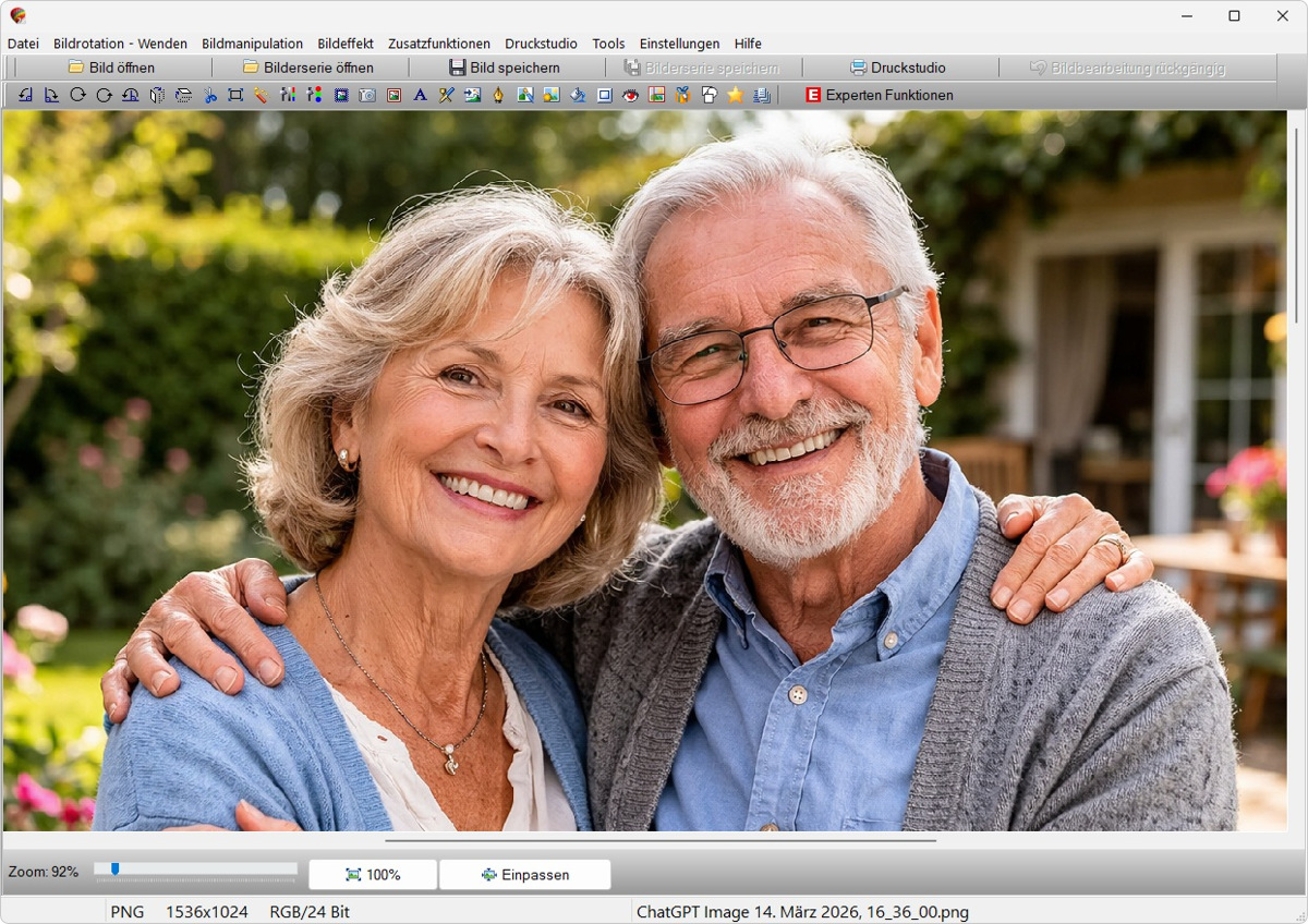 Bildbearbeitungsprogramm für Senioren - Generation 50+