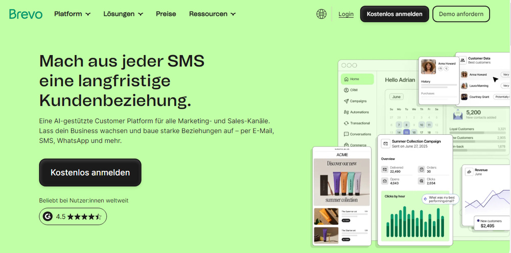 Newsletter-Tool Brevo