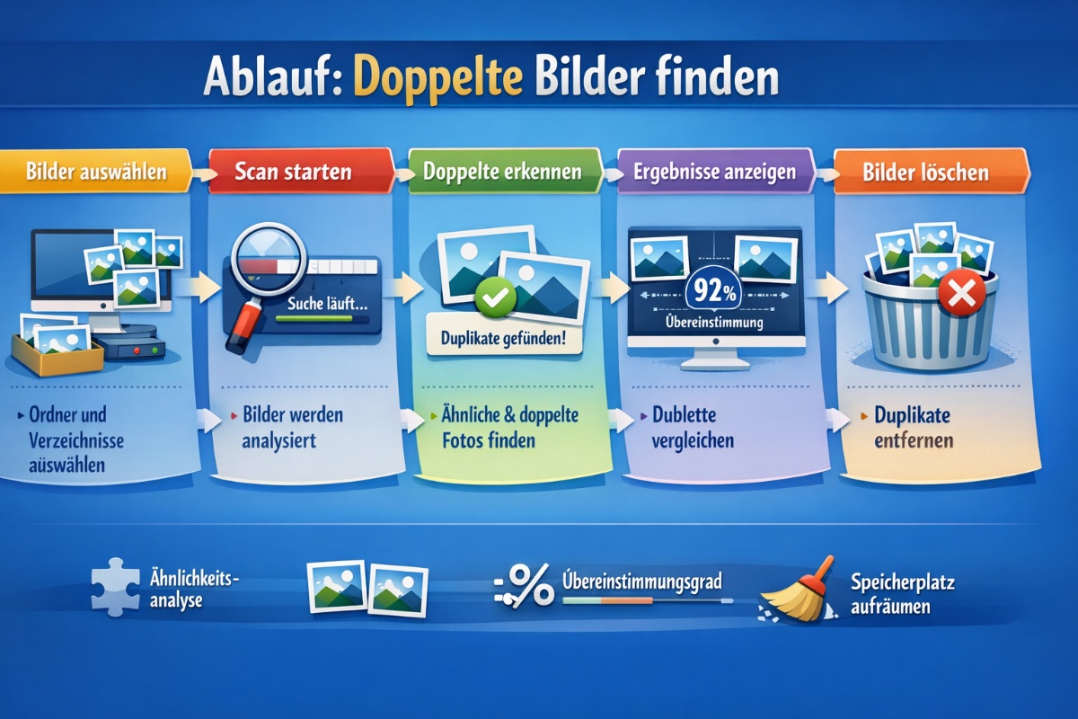 doppelte Bilder finden