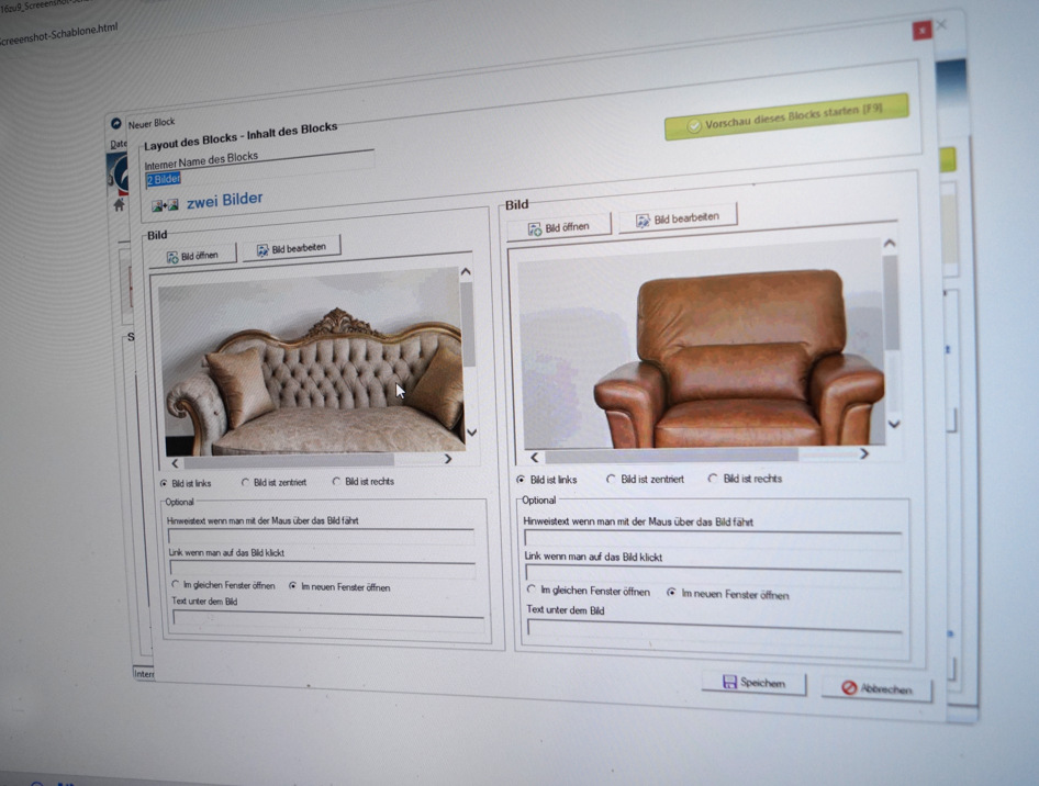 Homepage Baukasten