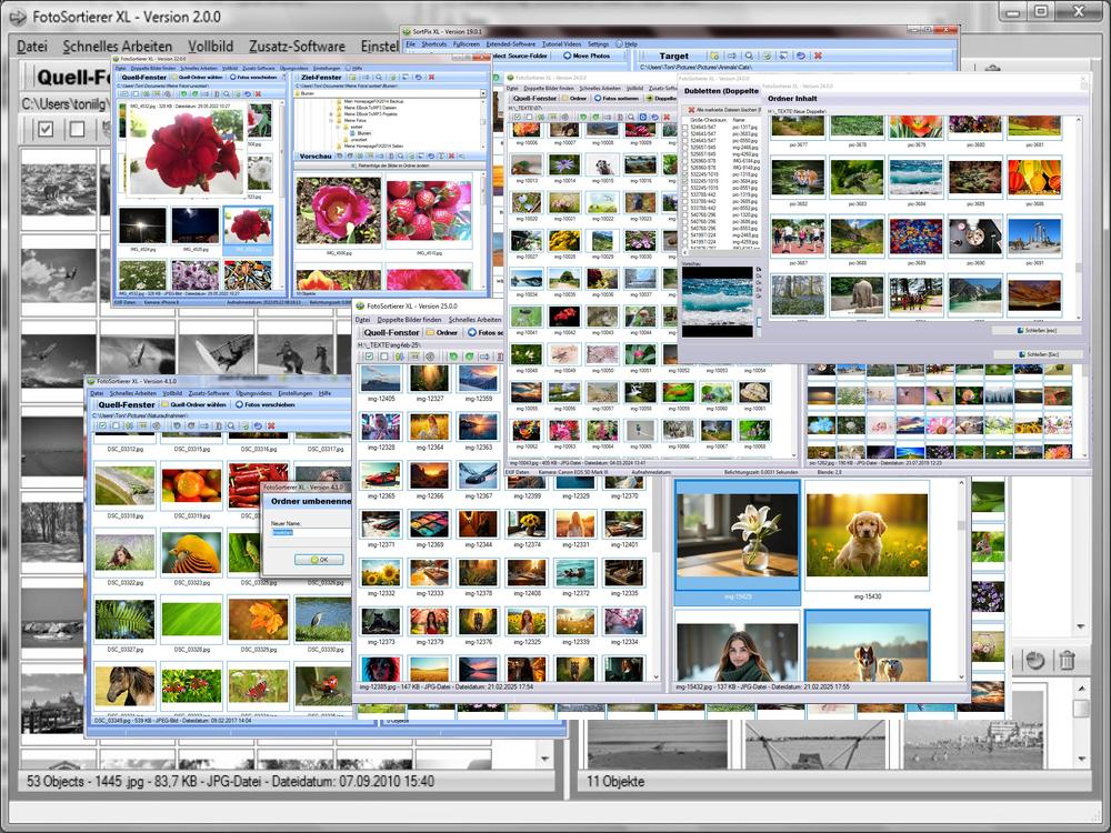 Programm zum Sortieren von Fotos