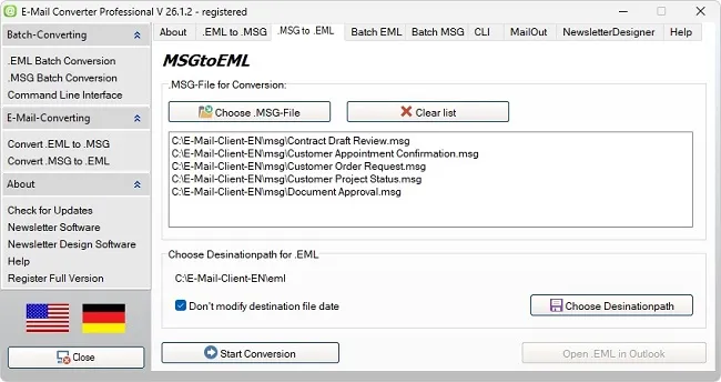 EMLtoMSG