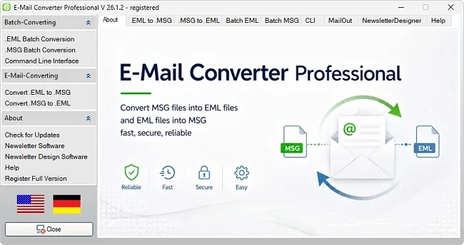 Convert MSGtoEML