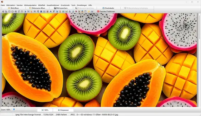 Bildbearbeitungsprogramm für Windows 11