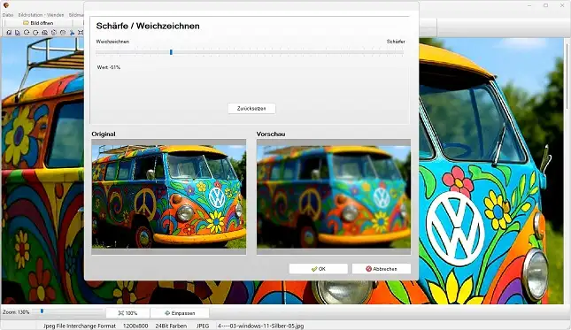 Leichtes Bildbearbeitungsprogramm für Windows 11