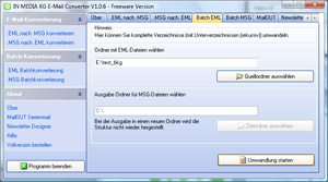 Windows 7 E-Mail Converter 1.7.0 full