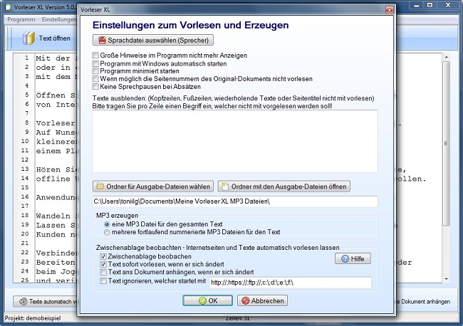 Vorleseprogramm Windows 7