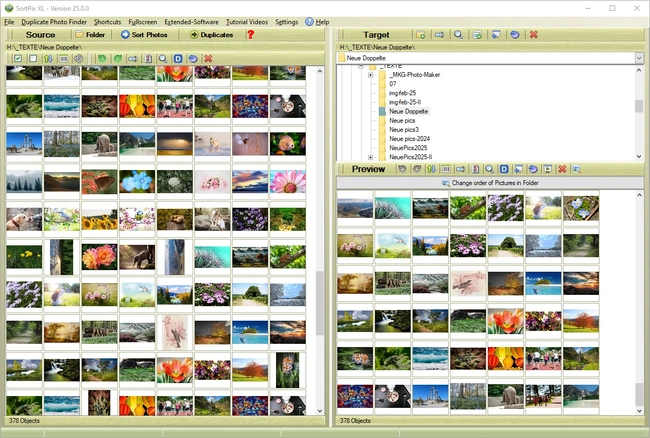SortPix XL - Fotos sortieren