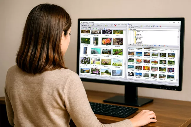 Programm Fotos sortieren