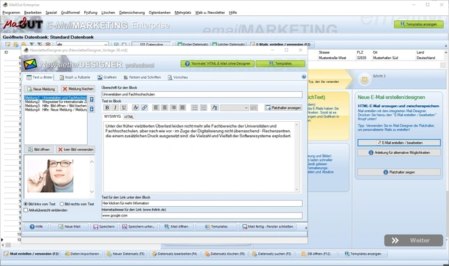 Newsletter-Tool für Vereine